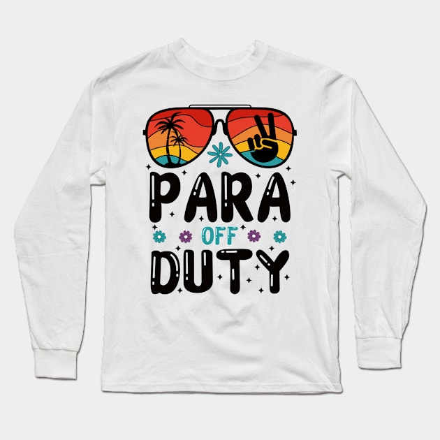 Para off Duty in yellow Long Sleeve T-Shirt by TeeGuarantee